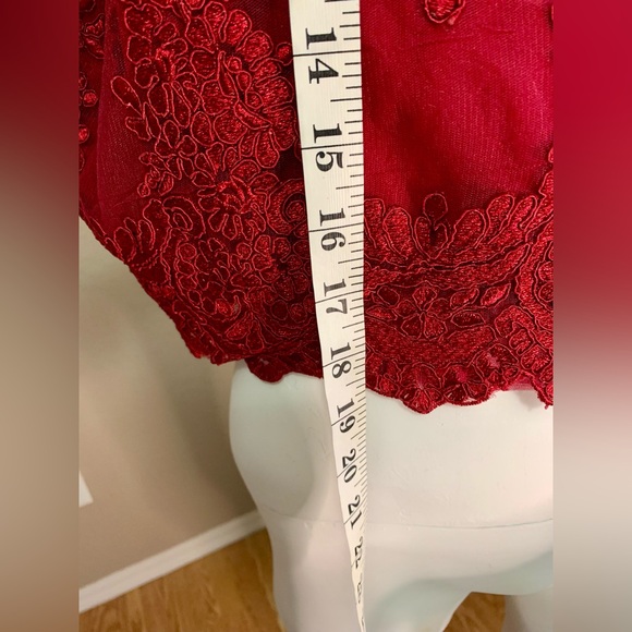 A’Gaci sheer red halter top. Excellent used vintage condition - Picture 4 of 7